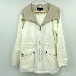 Jones New York Windbreaker/Raincoat – Cream Tan